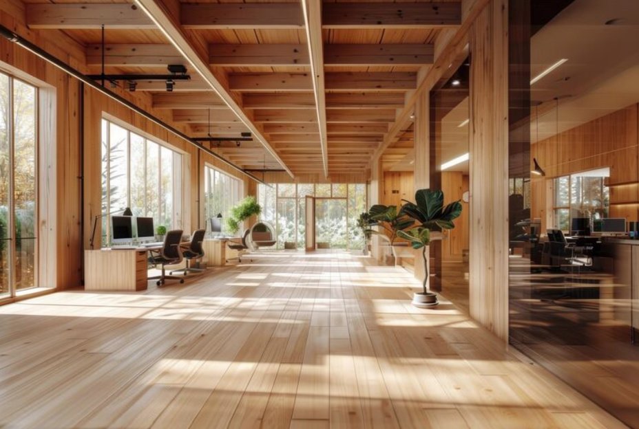 Timber flooring finished work