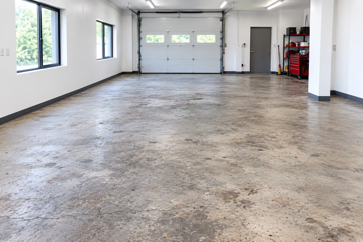 Floor Before Epoxy Coating